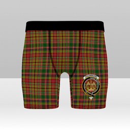 ScotsTee Shop Scottish Drummond of Strathallan Crest Tartan Boxer Shorts