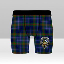 ScotsTee Shop Scottish Edmonstone of Duntreath Crest Tartan Boxer Shorts
