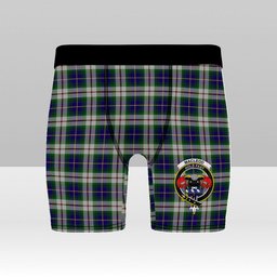 ScotsTee Shop Scottish MacLeod of California Crest Tartan Boxer Shorts