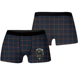 ScotsTee Shop Scottish MacLaine of Lochbuie Hunting Crest Tartan Boxer Shorts