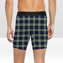 ScotsTee Shop Scottish MacLeod Of Californian Crest Tartan Boxer Shorts