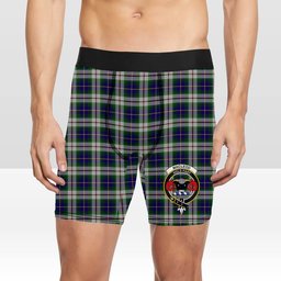 ScotsTee Shop Scottish MacLeod Of Californian Crest Tartan Boxer Shorts