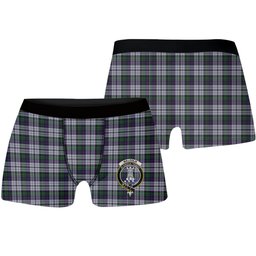 ScotsTee Shop Scottish Malcolm Dress Lochcarron 2005 Crest Tartan Boxer Shorts