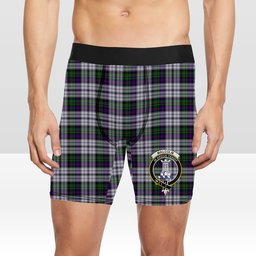 ScotsTee Shop Scottish Malcolm Dress Lochcarron 2005 Crest Tartan Boxer Shorts