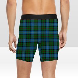 ScotsTee Shop Scottish MacLeod of Assynt Crest Tartan Boxer Shorts