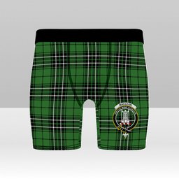 ScotsTee Shop Scottish MacLean of Duart Hunting Ancient Crest Tartan Boxer Shorts