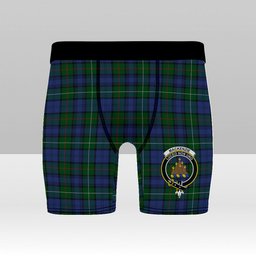 ScotsTee Shop Scottish MacKenzie Vestiarium Scoticum Crest Tartan Boxer Shorts