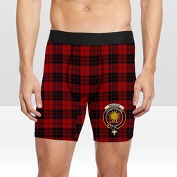 ScotsTee Shop Scottish MacLeod of Raasay Crest Tartan Boxer Shorts