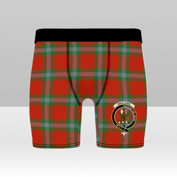 ScotsTee Shop Scottish MacLaine of Loch Buie Ancient Crest Tartan Boxer Shorts