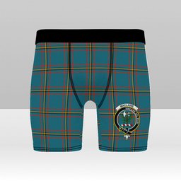 ScotsTee Shop Scottish MacLaine of Lochbuie Hunting Ancient Crest Tartan Boxer Shorts