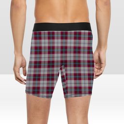 ScotsTee Shop Scottish MacLean of Duart Dress 4 Crest Tartan Boxer Shorts