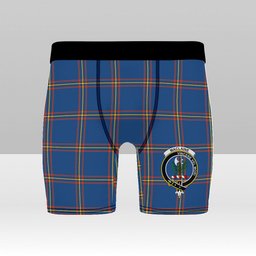 ScotsTee Shop Scottish MacLaine of Loch Buie Hunting Ancient Crest Tartan Boxer Shorts