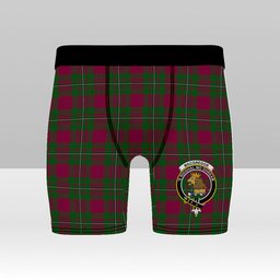 ScotsTee Shop Scottish MacGregor of Cardney Crest Tartan Boxer Shorts