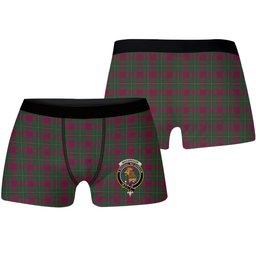 ScotsTee Shop Scottish MacGregor of Cardney Crest Tartan Boxer Shorts