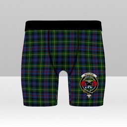 ScotsTee Shop Scottish MacLeod of Gesto 2 Crest Tartan Boxer Shorts