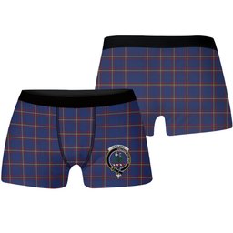 ScotsTee Shop Scottish MacLaine of Lochbuie Crest Tartan Boxer Shorts