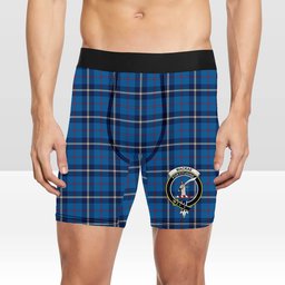 ScotsTee Shop Scottish MacRae of America Modern Crest Tartan Boxer Shorts