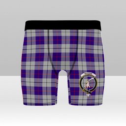 ScotsTee Shop Scottish MacRae Dress Purple 1 Crest Tartan Boxer Shorts