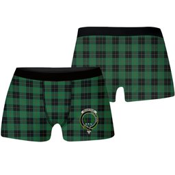 ScotsTee Shop Scottish McArthur-Fox Hunting Ancient Crest Tartan Boxer Shorts