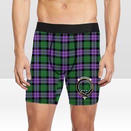 ScotsTee Shop Scottish McArthur of Milton Ancient Crest Tartan Boxer Shorts