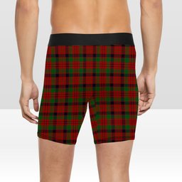 ScotsTee Shop Scottish MacNicol Inverness Tweed Mill Co Ltd Crest Tartan Boxer Shorts