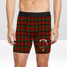 ScotsTee Shop Scottish MacNicol Inverness Tweed Mill Co Ltd Crest Tartan Boxer Shorts