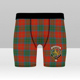 ScotsTee Shop Scottish MacPherson of Cluny Ancient Crest Tartan Boxer Shorts