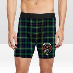 ScotsTee Shop Scottish MacLeod of Skye Modern Crest Tartan Boxer Shorts