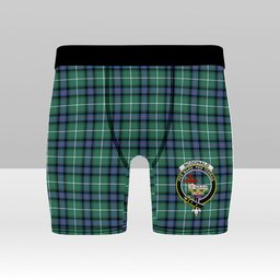 ScotsTee Shop Scottish McDonald of the Isles Hunting Ancient Crest Tartan Boxer Shorts