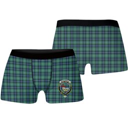 ScotsTee Shop Scottish McDonald of the Isles Hunting Ancient Crest Tartan Boxer Shorts
