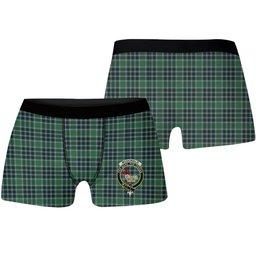 ScotsTee Shop Scottish McDonald Lord of the Isles Hunting Modern Crest Tartan Boxer Shorts