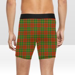 ScotsTee Shop Scottish McDonald of Kingsburgh Ancient Crest Tartan Boxer Shorts