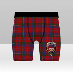ScotsTee Shop Scottish McDonald of Glenaladale Crest Tartan Boxer Shorts