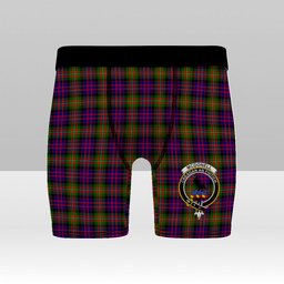 ScotsTee Shop Scottish McDonell Of Glengarry Modern Crest Tartan Boxer Shorts