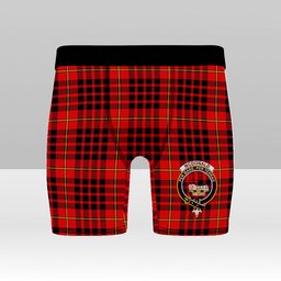 ScotsTee Shop Scottish McDonald of Ardnamurchan Modern Crest Tartan Boxer Shorts