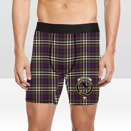 ScotsTee Shop Scottish McDonell of Glengarry Dress Modern Crest Tartan Boxer Shorts