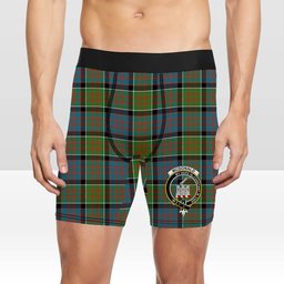 ScotsTee Shop Scottish McDonald of Clan Ranald Ancient Crest Tartan Boxer Shorts