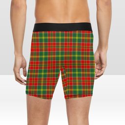 ScotsTee Shop Scottish McDonald of Kingsburgh Modern Crest Tartan Boxer Shorts