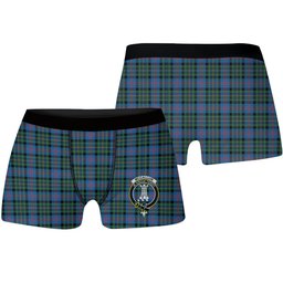 ScotsTee Shop Scottish McCallum of Berwick Ancient Crest Tartan Boxer Shorts