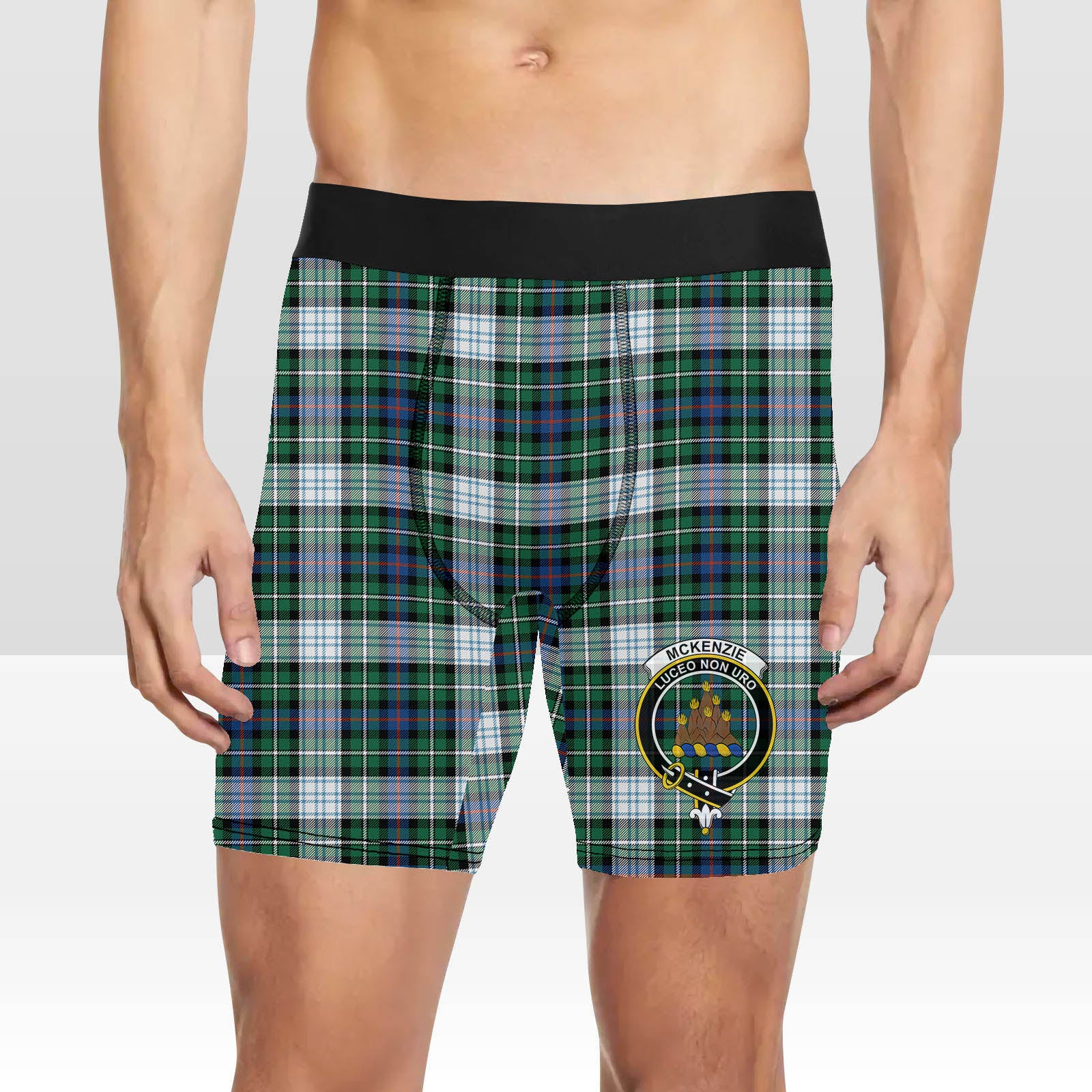 ScotsTee Shop Scottish McKenzie Dress Ancient Crest Tartan Boxer Shorts