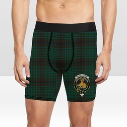 ScotsTee Shop Scottish McGillivray Hunting Modern Crest Tartan Boxer Shorts