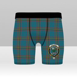 ScotsTee Shop Scottish McLaine of Lochbuie Hunting Ancient Crest Tartan Boxer Shorts
