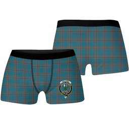 ScotsTee Shop Scottish McLaine of Lochbuie Hunting Ancient Crest Tartan Boxer Shorts