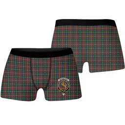 ScotsTee Shop Scottish McKintosh Hunting Modern Crest Tartan Boxer Shorts