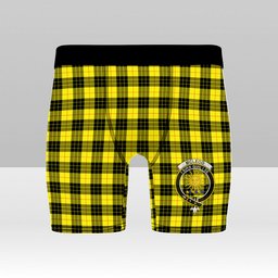 ScotsTee Shop Scottish McLeod of Lewis Modern Crest Tartan Boxer Shorts
