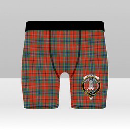 ScotsTee Shop Scottish McLean of Duart Ancient Crest Tartan Boxer Shorts