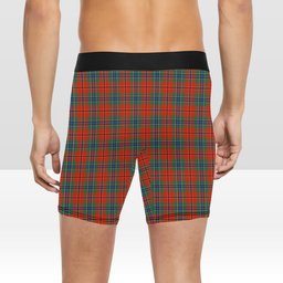 ScotsTee Shop Scottish McLean of Duart Ancient Crest Tartan Boxer Shorts