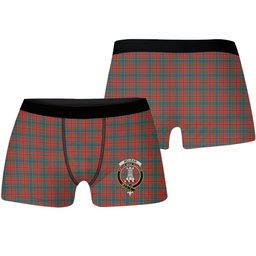 ScotsTee Shop Scottish McLean of Duart Ancient Crest Tartan Boxer Shorts