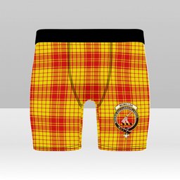 ScotsTee Shop Scottish McMillan Dress Modern Crest Tartan Boxer Shorts