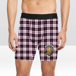 ScotsTee Shop Scottish McPherson Hunting Modern Crest Tartan Boxer Shorts